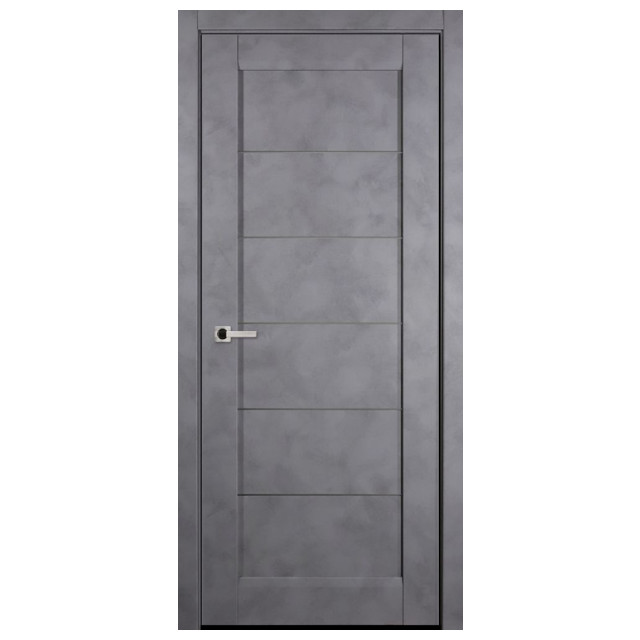 полотно дверное BELWOODDOORS Мирелла урбан тёмный глухое 200х80см